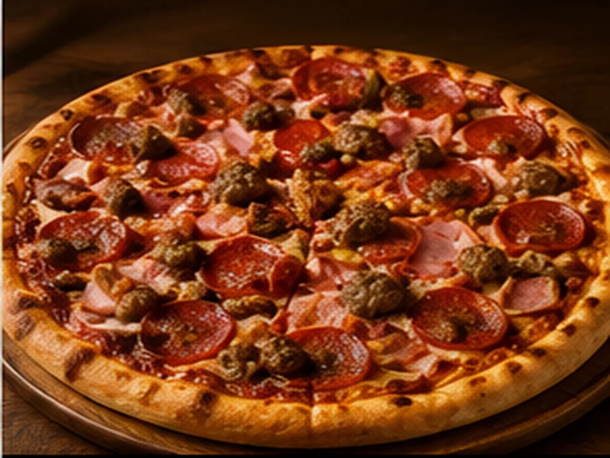 Meat lovers pizza from the Best Wings N Pies Batch 03 food photo pack