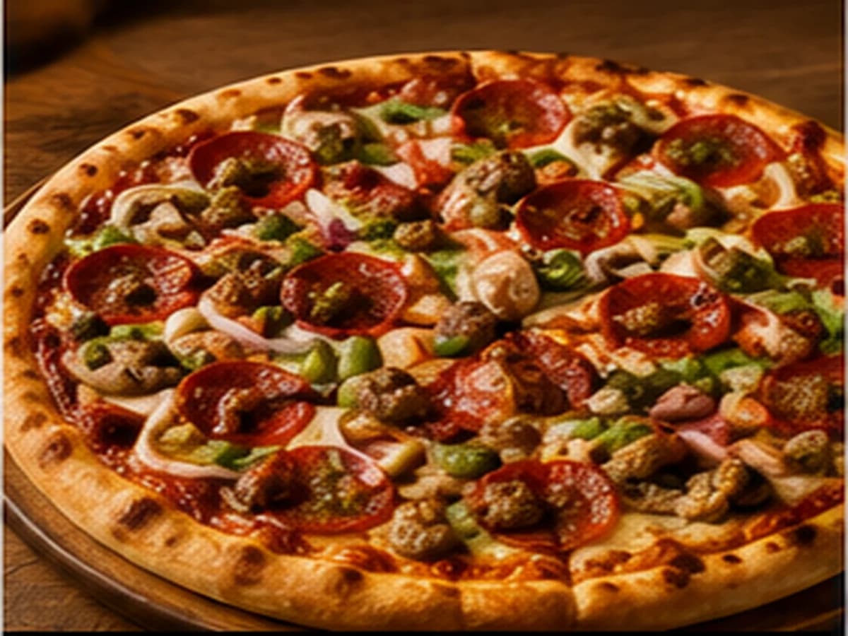 Supreme pizza from the Best Wings N Pies Batch 03 food photo pack