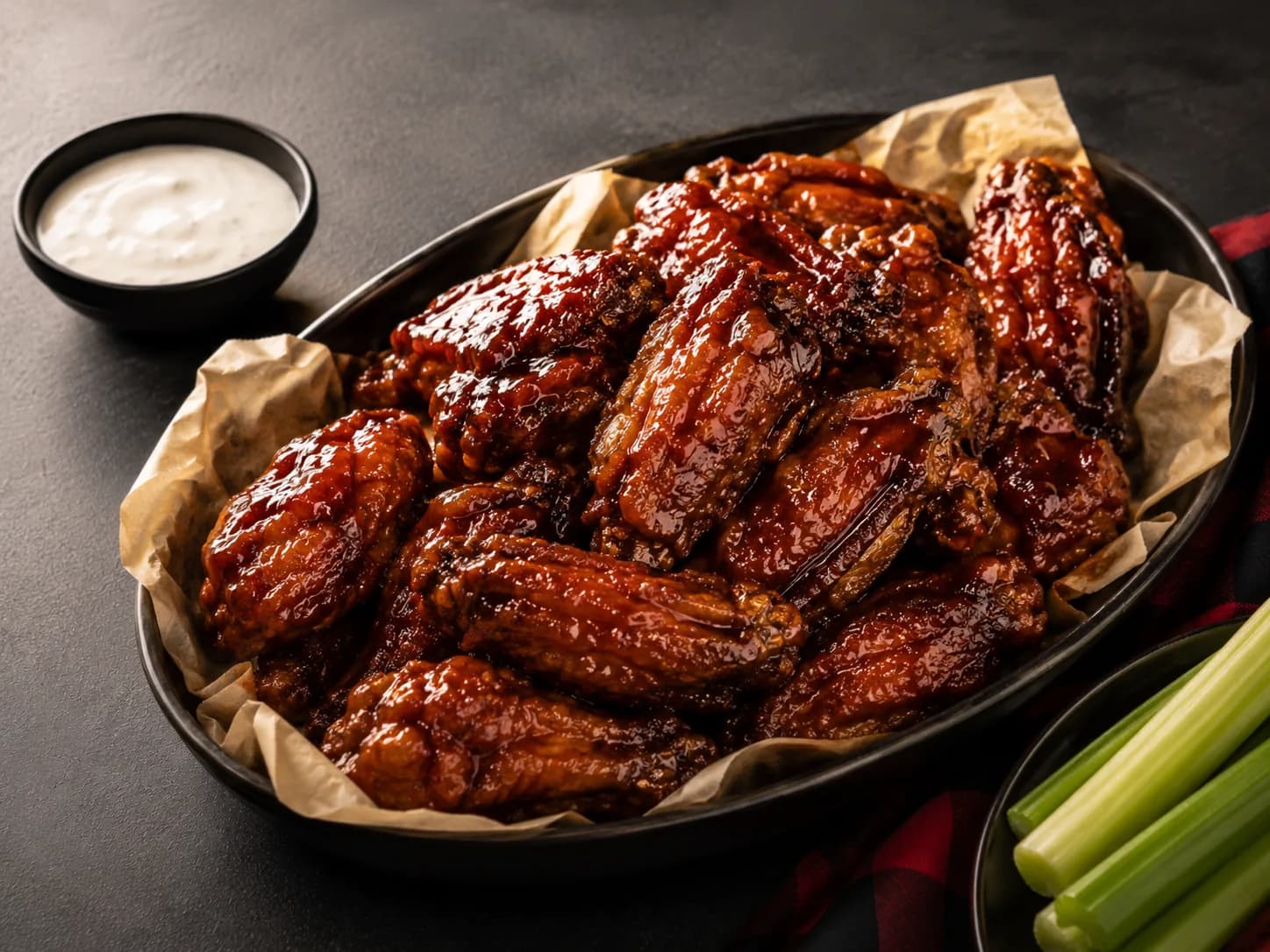 Garlic parmesan wings from the Best Wings N Pies food photo pack